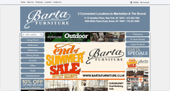 Desktop Screenshot of bartafurniture.com